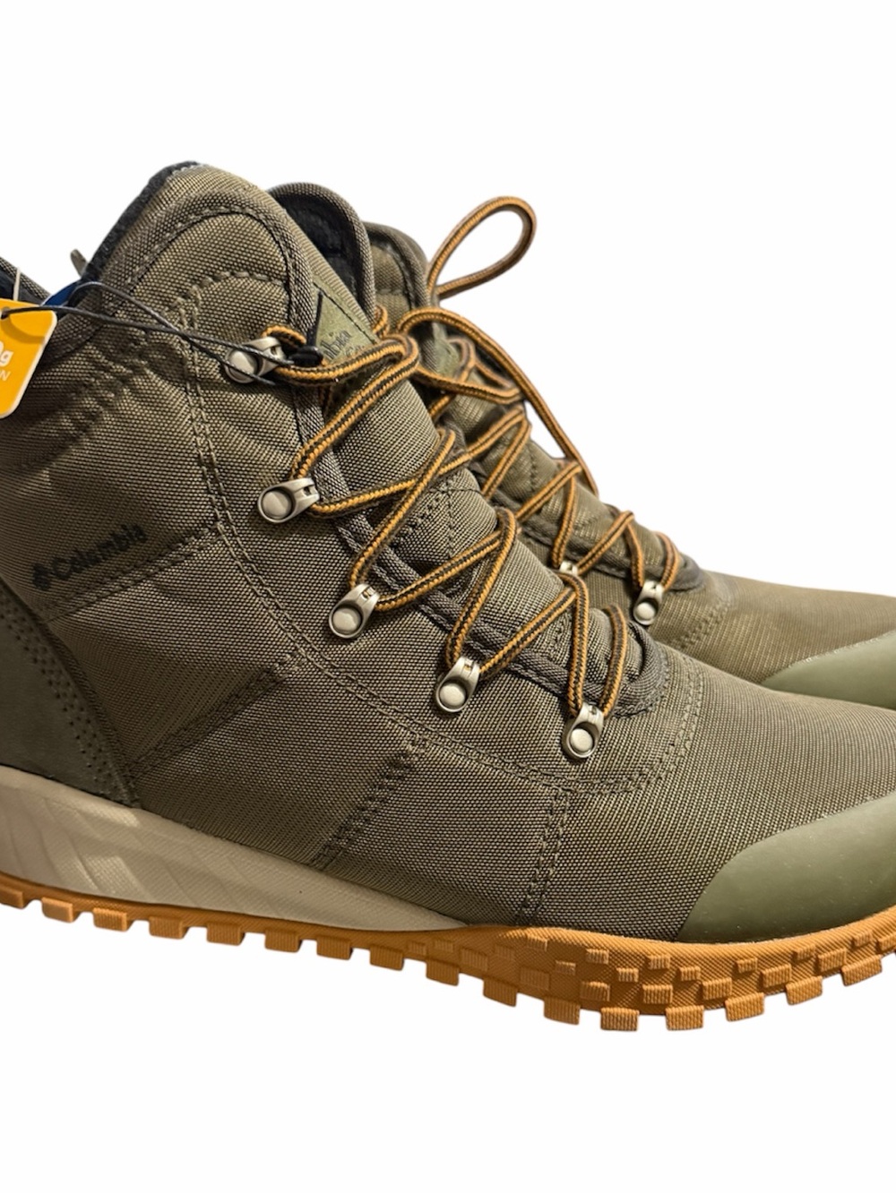 Columbia Fairbanks Boot Omni-Heat Waterproof BM2806-384 Green Khaki Men Sz 10